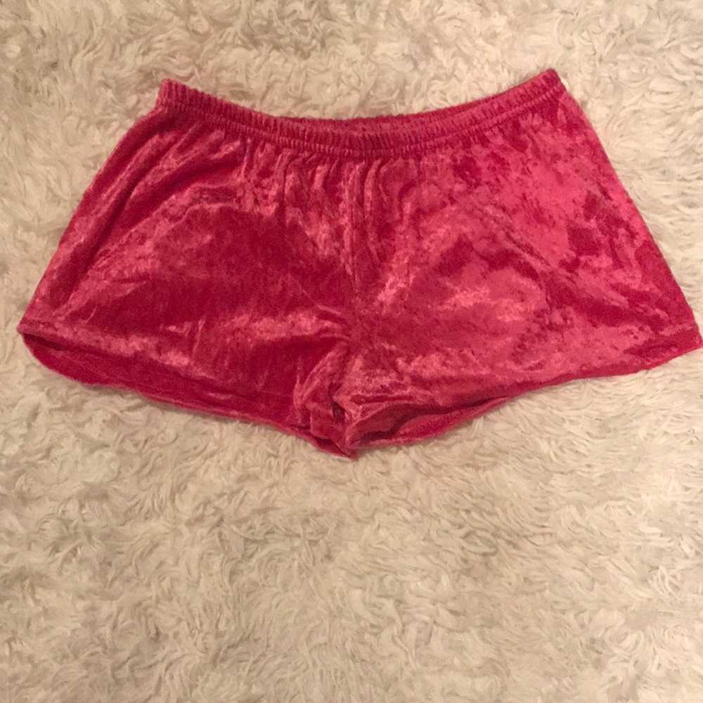 Crushed Velvet Shorts